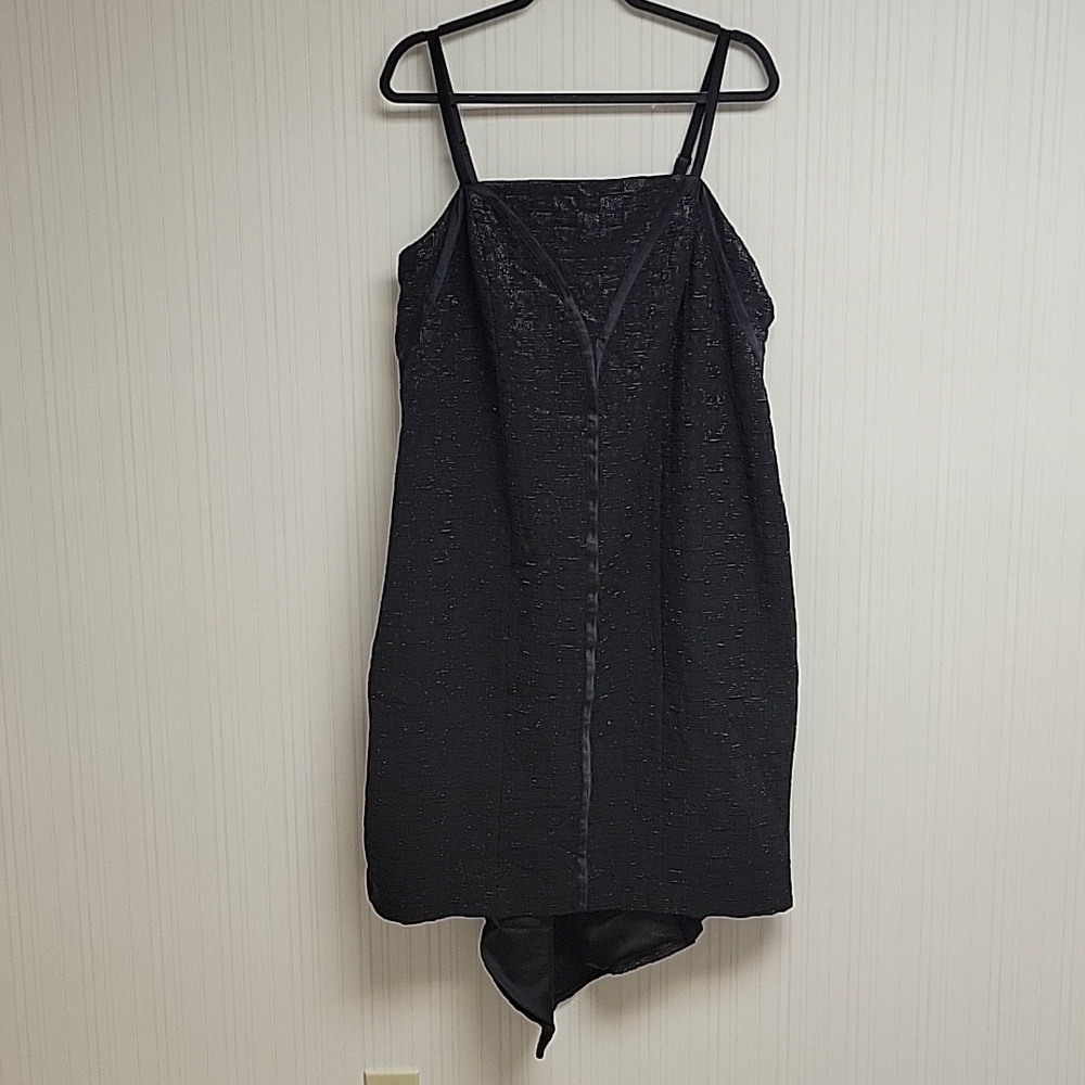 Isabel Toledo litlle black dress women's sz 18, NWT